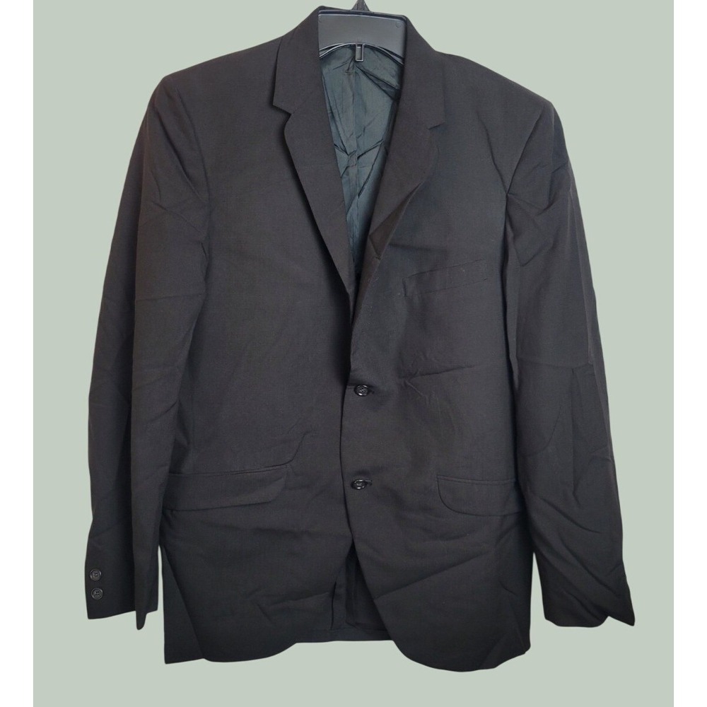 Clipper Craft Suit Jacket Blazer Vintage Professional Classic Formal Black 39L